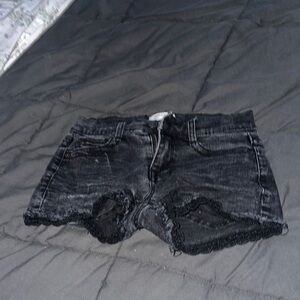 Mudd Black Jean Shorts Casual Style